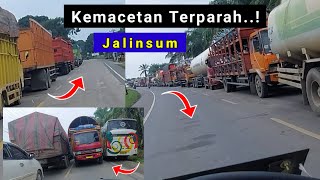 Kemacetan terparah di jalinsum hari ini