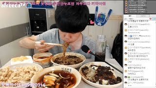 중3BJ파투의 짜장면\u0026볶음밥\u0026탕수육 세트먹방! Eating Show