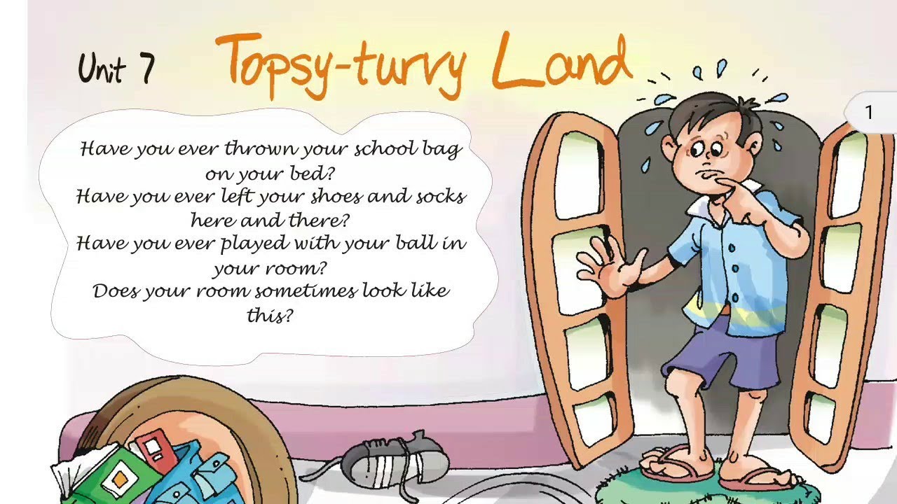 Poem 7of 5th Class Full Explanation In Hindi Topsy Turvy Land - YouTube