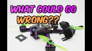 THINGS ENDED BADLY!!  Eachine Wizard X220S review + flight