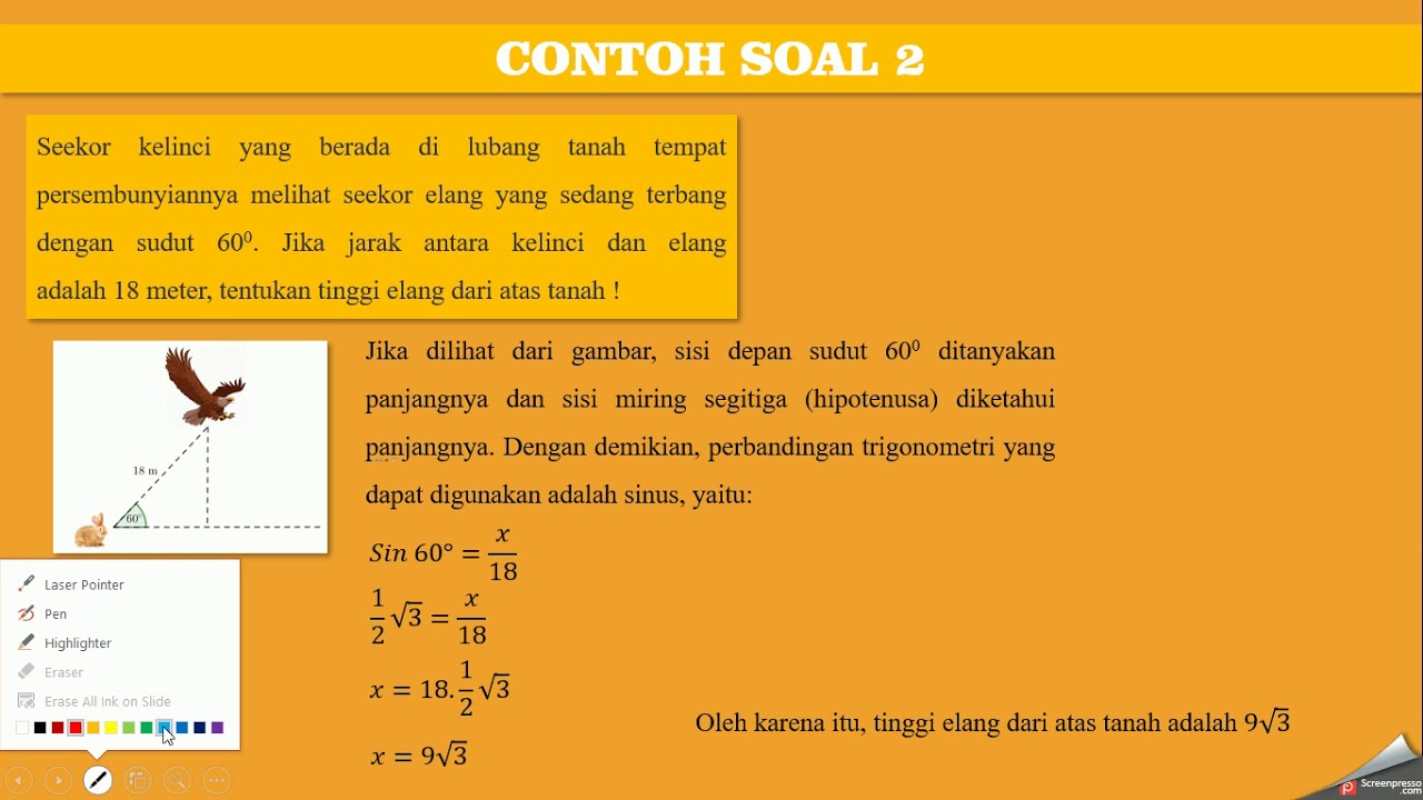 (2) Contoh Soal HOTS Perbandingan Trigonometri Pada Segitiga Siku-Siku ...