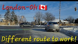 Driving around London Ontario | Different Route to Work with Ed Motta Live