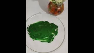 British racing green whipping cream | colour mixing #shorts #michiskitchen