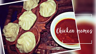 ചിക്കൻ മോമോസ് | Chicken momos| Homemade momos| Easy steamed Dumpling.