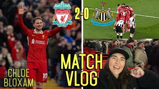 SZOBOSZLAI \u0026 MAC ALLISTER SEND LFC 13 POINTS CLEAR IN PARTY ATMOSPHERE |Liverpool 2-0 Newcastle|Vlog