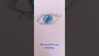 My very first eye drawing