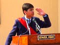 English Speech on Education student of Multan Public School & College in Sadiq Public School