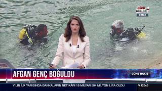 Afgan genç boğuldu