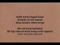 Manot -Gilga Sahid(lirik lagu)🎶