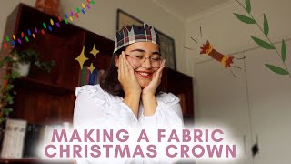 Making a Reusable Christmas Crown