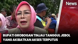 Tanggul Jebol, Akses Grobogan-Semarang Putus | iNews Sore |21/01