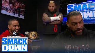 Jimmy Uso left hanging by Roman Reigns, tattles on Paul Heyman backstage | WWE on FOX