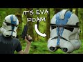 Make Your Own CLONE TROOPER Helmet Out Of EVA Foam | With Templates