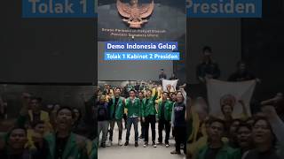 Demo Indonesia Gelap: Tolak 1 Kabinet 2 Presiden #indonesiagelap #adilijokowi