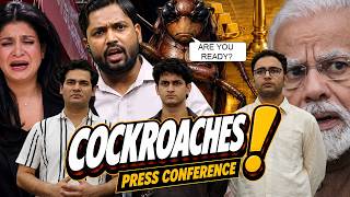 COCKROACHES 1ST PRESS CONFERENCE! ATT*CK ON KHAN SIR | GOLD GONE? & CBSE