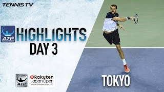 Highlights: Cilic Moves On Wednesday In Tokyo  2017