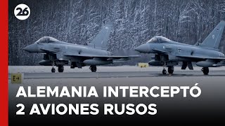 Alemania interceptó 2 aviones de combate de las fuerzas rusas