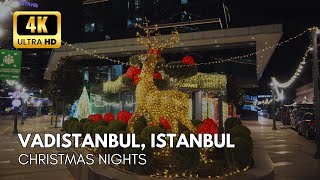 🌟 Christmas Nights at Vadi Istanbul | Magical City Walk 🌙🎄