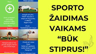 Atraskite Linksmą Būdą Vaikams Sportuoti! Kortų Žaidimas, Kuris Patiks Visiems!