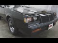 dustyoldcars.com 1986 buick grand national sn 1323