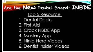 INBDE Top 5 Resource (NEW Dental National Board)