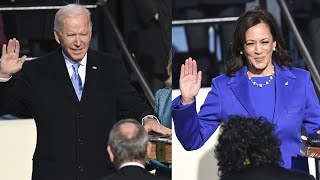 Joe Biden and Kamala Harris sworn into office