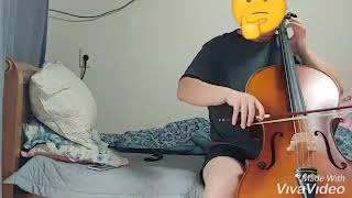 첼로 독학하기 6달차. Bach cello suite in G 'Prellude' exercise