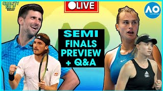 🎾LIVE: Australian Open 2023 Semi Final Preview & Prediction | ATP & WTA | Djokovic vs Stef final?
