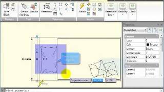 GstarCAD 2012: Bloki Dynamiczne - ARRAY \u0026 STRETCH