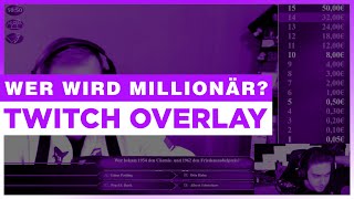 Wer Wird Millionär Twitch Overlay OBS