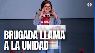 Clara Brugada refrenda apoyo a Sheinbaum vs. Trump; destaca logros en seguridad