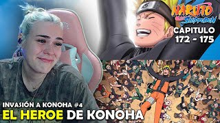 EL HEROE DE KONOHA | FINAL DEL ARCO | REACCIÓN A NARUTO SHIPPUDEN POR PRIMERA VEZ ( 172 - 175 )