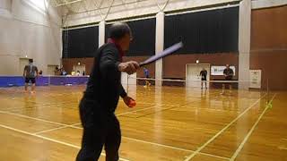 ピックルボール④(匹克球,Pickleball)Daniel Moore and players in Hachioji, Toyko, Japan.2018.3.24