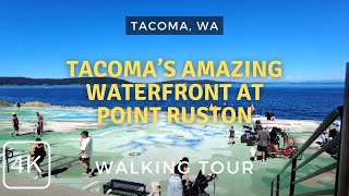 Discovering Point Ruston: Tacoma's Hidden Gem in 2024 | 4K Walking Tour