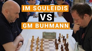 IM Georgios Souleidis vs GM Rainer Buhmann || Attacking Blitz Chess Game