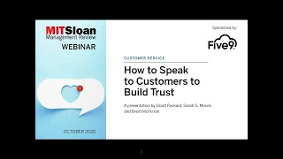 How to Speak to Customers to Build Trust