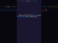Digital Clock app in 10sec using Python && python for beginners #python