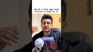 Build a Todo App with Flutter & Node.js 🚀 #flutter #nodejs #mongodb