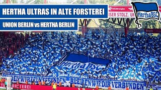 Hertha Berlin Ultras Away in Alte Forsterei Stadium || Union Berlin vs Hertha Berlin (06.08.2022)