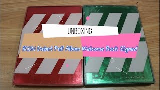 [Unboxing] iKON Debut Full Album Welcome Back (Signed All Member)