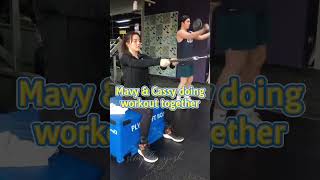 CASSY \u0026 MAVY LEGASPI—DOING WORKOUT EXERCISE TOGETHER! 💗 #mavylegaspi #cassylegaspi #fitness