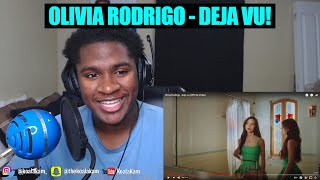 so, what's happening?? Olivia Rodrigo - deja vu (Official Video) | REACTION!