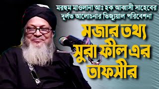 সূরা ফীল এর মনোমুগ্ধকর তাফসীর ABDUL HAQ ABBASI আবদুল হক আব্বাসী সাহেব