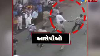 Palitana: Publicly Beating the accused \u0026 Parade by Police_Etv News Gujarati