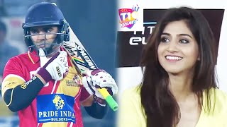 Beautiful Actresses Excited about Good Start of Telugu Warriors against Bengal Tigers