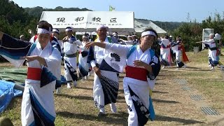 種子島の郷土芸能：ヤートセー清佐口説風本神社秋季大祭での奉納踊り2015年西俣地域