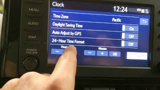 2019 2020 2021 2022 2023 Toyota RAV4 - How To Change Time On The Clock - Adjust Hour Minute \u0026 Date