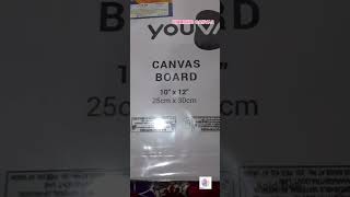 Unboxing canvas board🎨🖼 Old video... (Glowing Star💫)