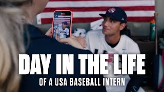 A Day in The Life of a USA Baseball Intern