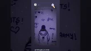 how to make BTS fan drawing ....#in5minutes #btsfans #love #like #subscribe😀😀